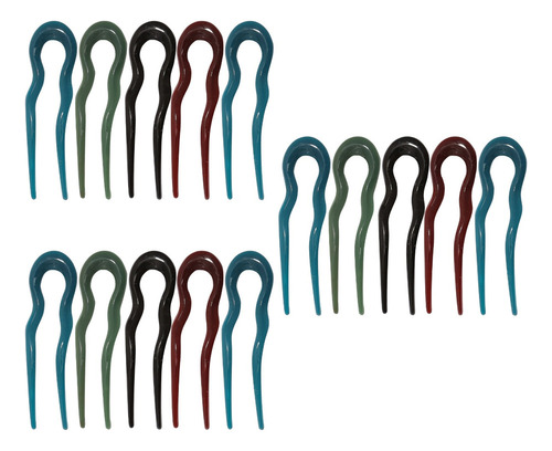Barras de pelo delicadas y elegantes para moños, 15 unidades Cor Fix