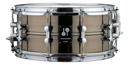 Sonor Ks 1465 Sdb Tarola Kompressor Brass 14 X 6.5 Pulgadas Casco Gris