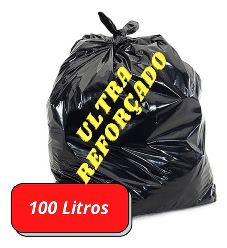 Saco P/ Lixo 100l Ultra Reforçado (0,12) No Atacado