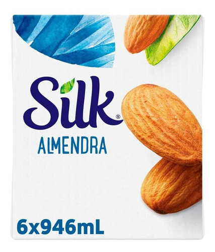 Six Pack Leche Silk Almendra Original 946 Ml