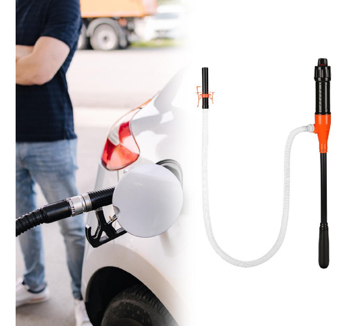 Transferencia De Combustible Bomba De La Motocicleta Naranja
