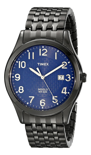 Timex Mens T2p203 Woodcrest Drive Reloj De Banda De Expansió