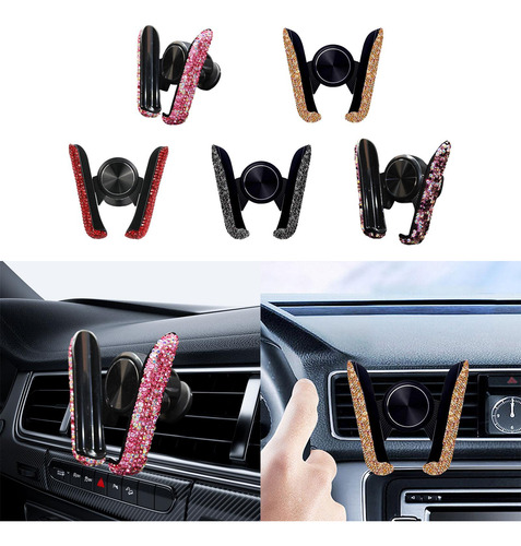 3 Soporte Para Teléfono Para Automóvil Mini Soporte