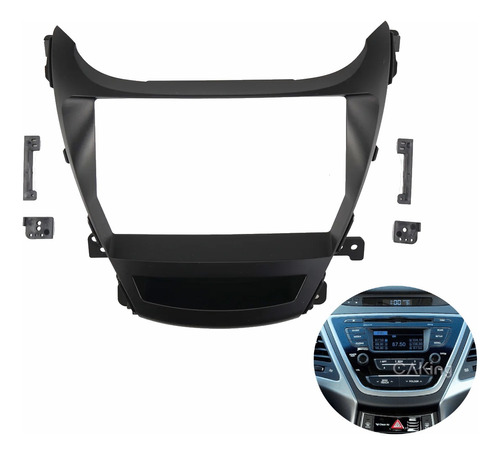 Bisel Adaptador Radio 9pul Hyundai Elantra 2014 - 16 Karvas