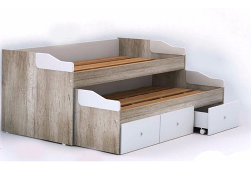 Cama Nido Doble Superpuesta 1 Plaza S20 Valenziana