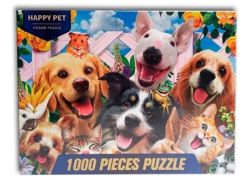 Rompecabezas 1000 Piezas Mascotas Felices