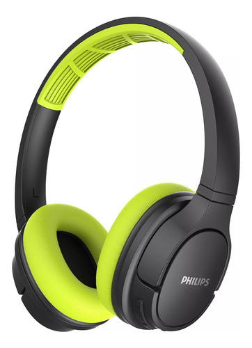 Fone De Ouvido Bluetooth Sport Tash402lf/00 Sem Fio Philips Cor Verde-lima