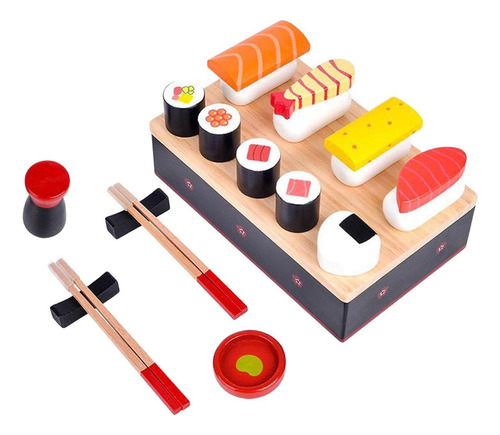 Sushi Rebanando Conjunto De Juguetes De Plástico Para