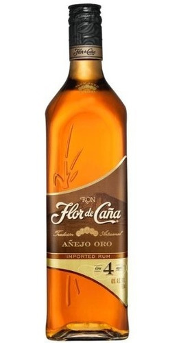 Ron Flor De Caña 4 Años Oro 750ml. - Envíos