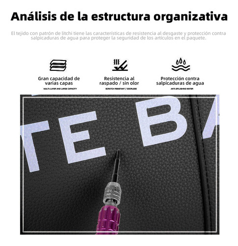 Y Thetotebag Bolsos Para Mujer Pu Capacidad Cercanías