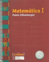 Comprar Matemática 1 Serie Llaves (p. Effenberger) - Mandioca -