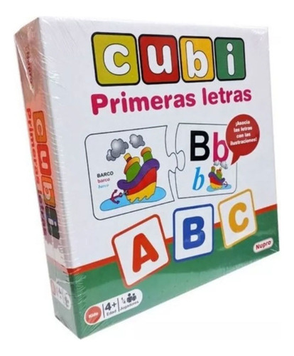 Juego De Mesa Didáctico Cubi Primeras Letras Nupro