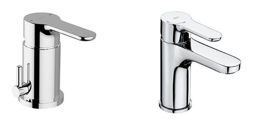 Imagen 1 de 4 de Combo Griferia Lavatorio Bidet Roca L20 Ahora12