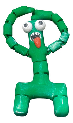 Green De Rainbow Friends Articulado Juguete Impresion 3d