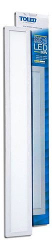 Painel Led Retangular 15x120 Embutir Slim 36w 6500k