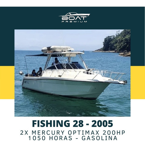 Imagem 1 de 7 de Fishing 28, 2005, 2x Mercury Optimax 200hp - Phantom -focker