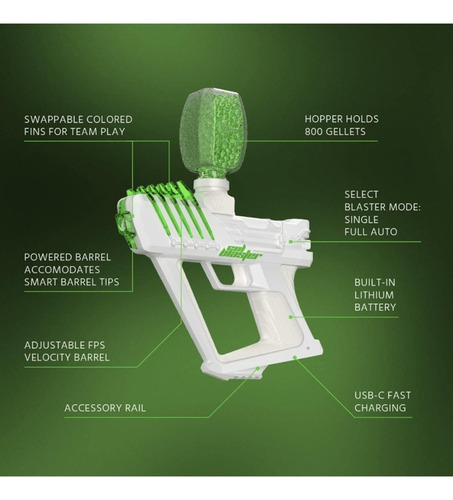 Gel Blaster Surge Pistola De Municiones De Hidrogel