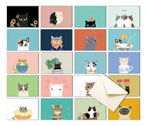 Comprar 20 Tarjetas De Felicitación, Tarjetas De Agradecimiento En B