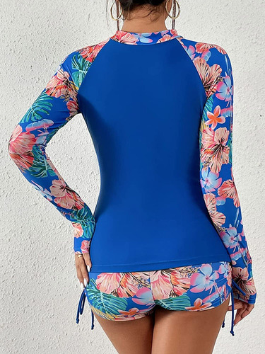 Kl . Traje De Bao De 2 Piezas For Mujer Manga Larga Baado