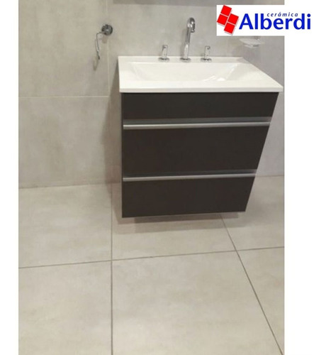 Porcelanato Alberdi Manhattan White Pìso Pared 62x62 2 Selec