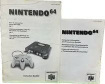 Comprar Consola Nintendo 64  | Solo Manuales | Originales | Inserts