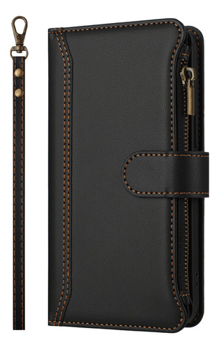 Funda Tipo Cartera Multifuncional De La Serie Umidigi Con Puntales Ajustables Y Correa De Muñeca Desmontable, Ranuras Para Tarjetas