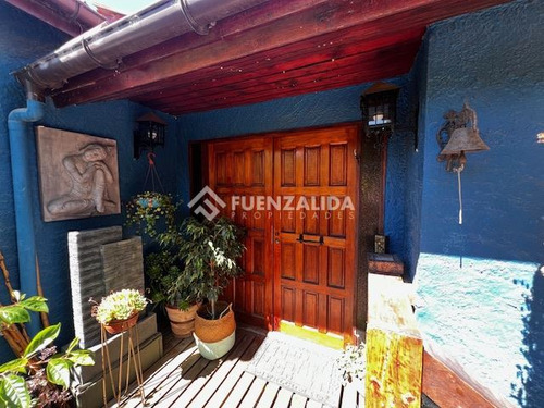 Casa 4d 3b En Concón Gran Terreno