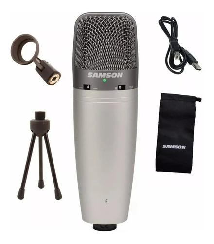 Microfono Samson C03u Condenser Usb Para Estudio 