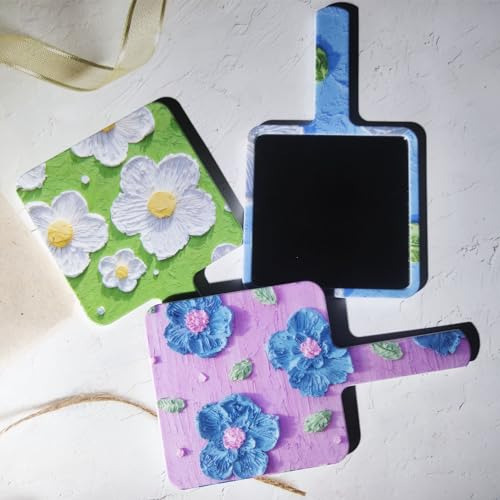 6 Espejos De Mano, Espejo De Maquillaje De Mano Con Flores