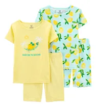 Comprar Pijama 4 Piezas De Algodón 2 Remeras Y 2 Bermudas Carters 3