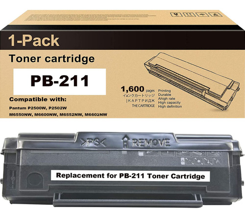 Repuesto Genérico Para Tóner Pb-211 Pb-211 Ev Para M Mn M.