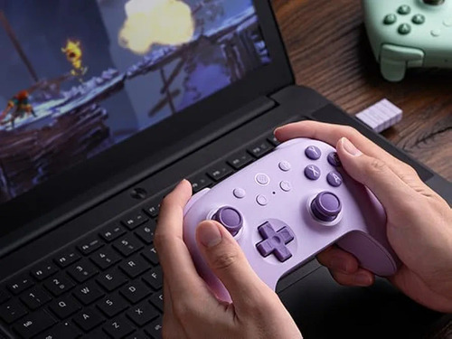 Control Gamer Wireless Purple 8bitdo Ultimate 2c Windows Ns Morado (Usado)