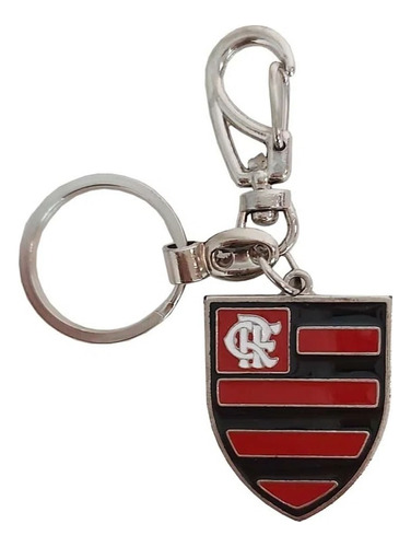 Chaveiro Flamengo Escudo De Prata
