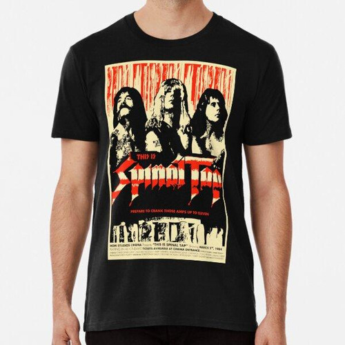 Remera Película Spinal Tap Algodon Premium