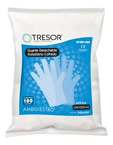 Guantes Desechables Multiusos Polietileno - 1000 Un. Tresor