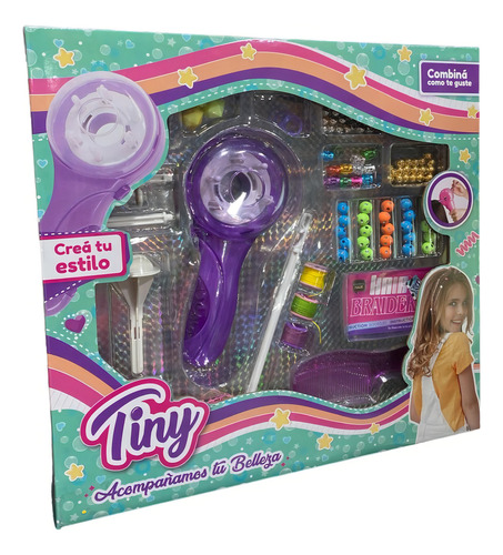Trenzador Tiny Acompañamos Tu Belleza Con Peine Y Accesorios Sebigus 54725