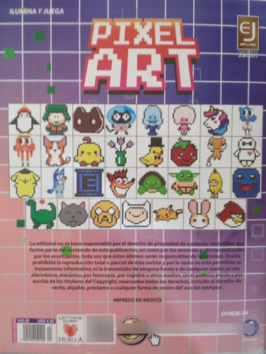 Diviértete Coloreando Con Pixel Art Para Niños - 4 Libros