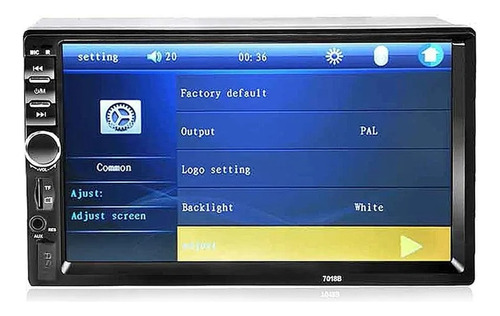 Auto Radio 7 Pulgadas Mp5 Tactil Bluetooth Handsfree Sd Usb