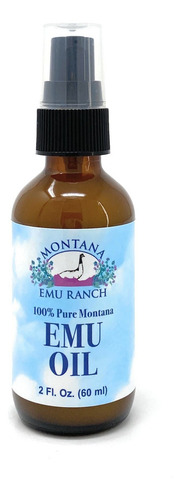 100% Pure Montana Emu Oil Montana Emu Ranch Co. 2 Oz Liquid