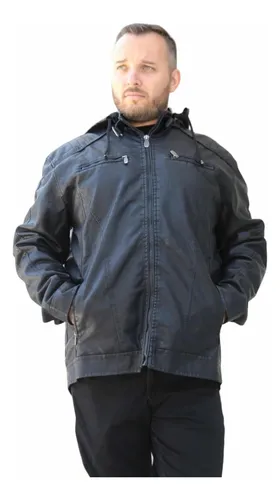 Jaqueta Couro Masculina Plus Size MercadoLivre