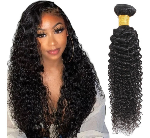 Cabello Humano Virgen Rizado Rizado Brasileño 60 Cm