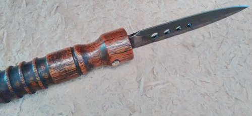 Lança Curta Caça Javali 66cm Aço E Madeira