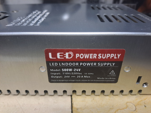 6pzas Fuente De Poder Conmutada Voltaje 24v 20a Alimentación