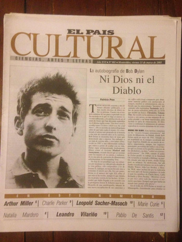 Bob Dylan. El País Cultural No 801