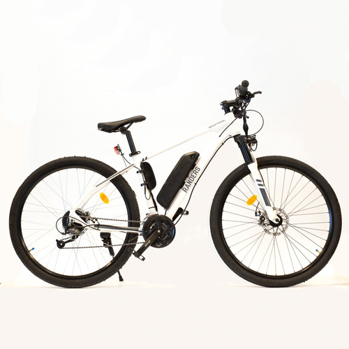 Bicicleta Eléctrica Mountaibike Motor Randers 25km Aluminio Color Blanco
