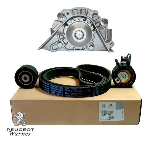 Kit Distribucion + Bomba 100% Original Peugeot 308 2.0 Nafta