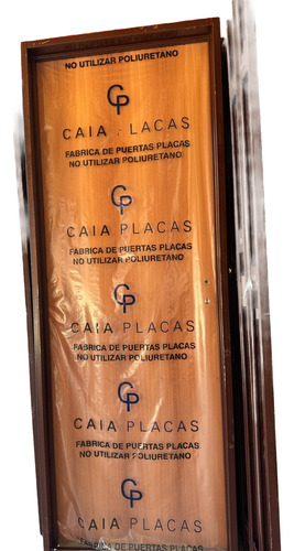 Puerta Placa Cedro 70x200 Marco Chapa 22 