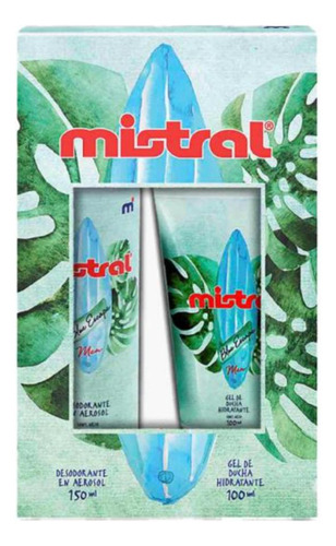 Set Mistral Blue Escape Desodorante 150ml+ Gel Ducha 100ml