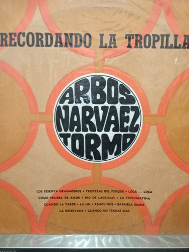 Arbos- Narvaez Y Antonio Tormo.