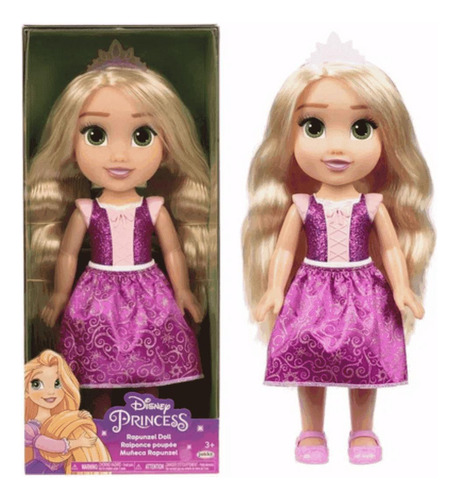 Boneca Disney Princesa Rapunzel 38 Cm 3+ Br2016 Multikids